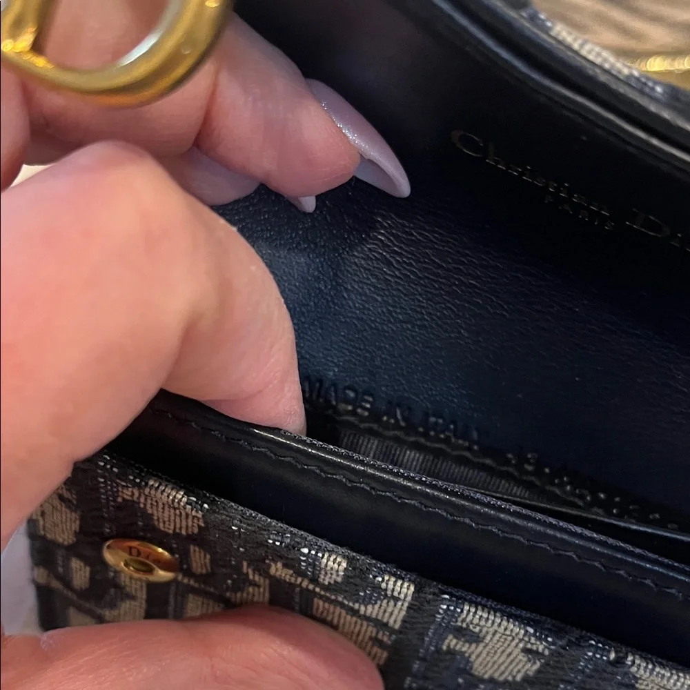 Dior Saddle Bloom Card Holder NWOT